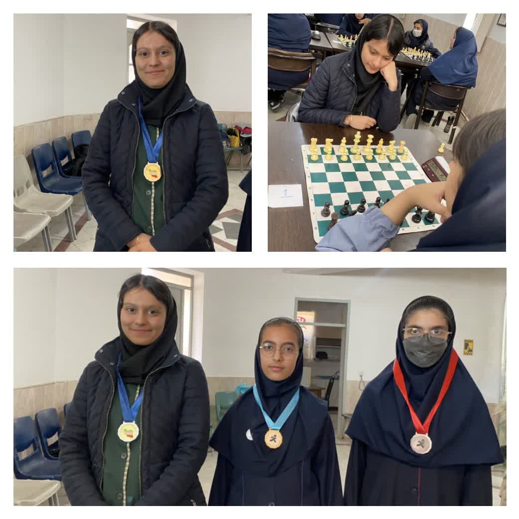 کسب مدال طلا و مقام اول ناحیه در رشته شطرنج